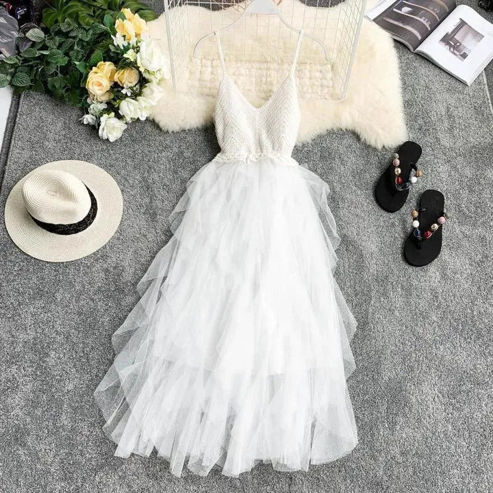 Aliams | Kleid aus Netzschlaufe