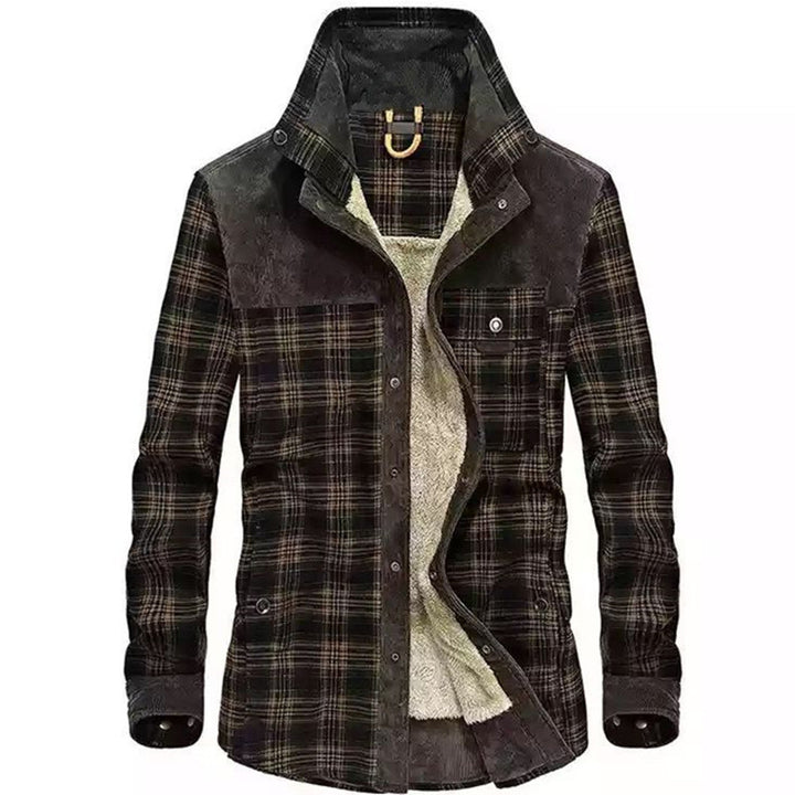 Herren Flanelljacke mit weichem Innenfutter Aliams