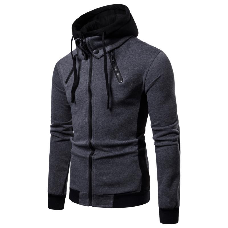 Herren bequemer Hoodie mit praktischem Reißverschluss und funktionalem Design Aliams