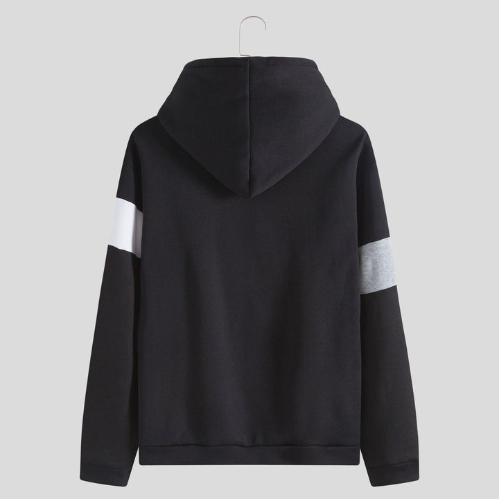 Herren Kapuzenpullover mit stilvoller Blockstreifen-Design und bequemer Passform Aliams