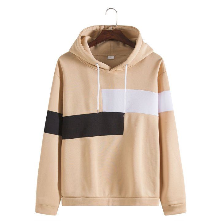 Herren Kapuzenpullover mit stilvoller Blockstreifen-Design und bequemer Passform Aliams