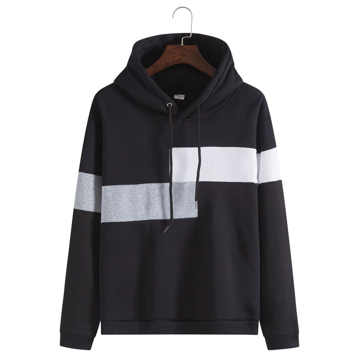 Herren Kapuzenpullover mit stilvoller Blockstreifen-Design und bequemer Passform Aliams