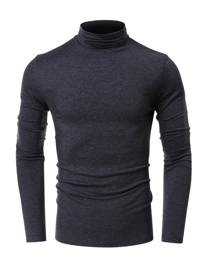 Herren Rollkragenpullover aus elastischem Baumwollmix Aliams