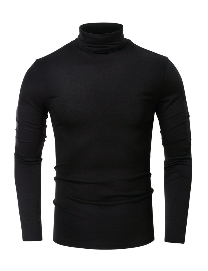Herren Rollkragenpullover aus elastischem Baumwollmix Aliams