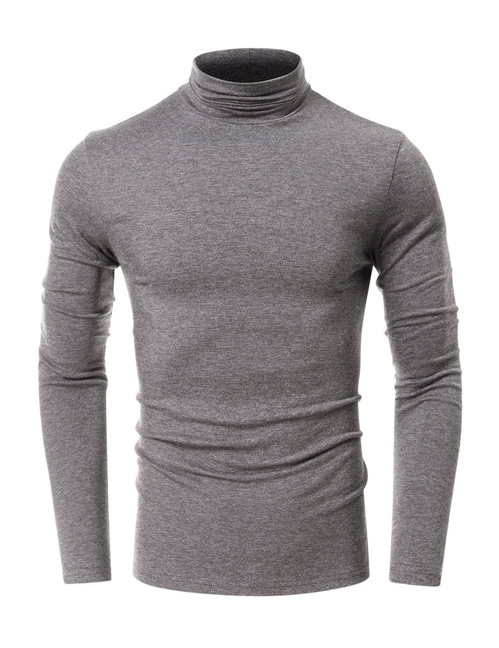 Herren Rollkragenpullover aus elastischem Baumwollmix Aliams