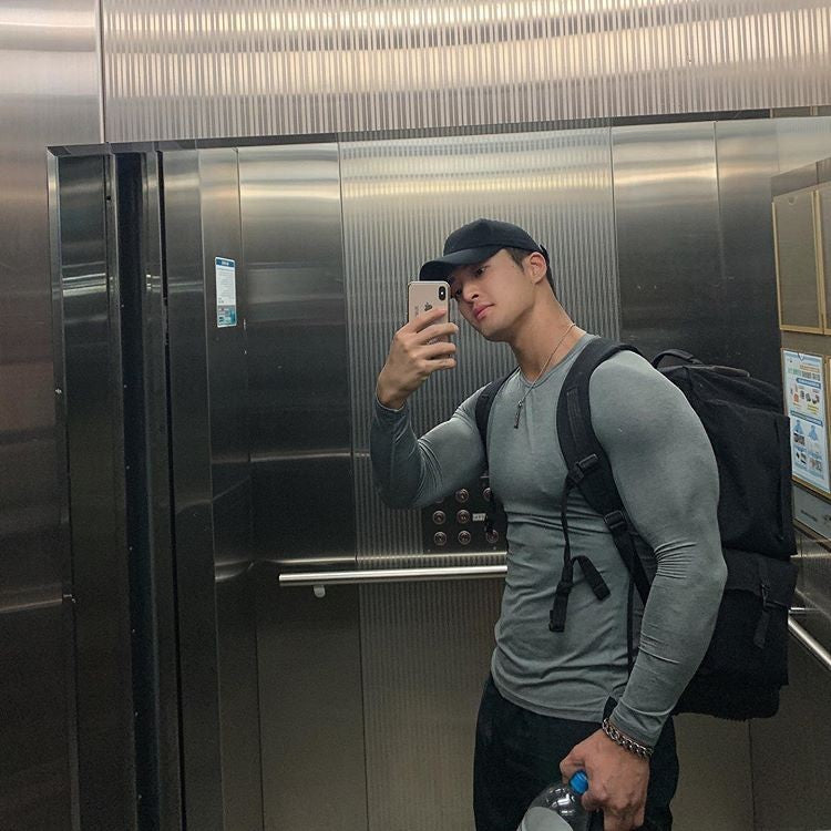 Herren Hochwertiges Kompressionsshirt für Sportaktivitäten Aliams