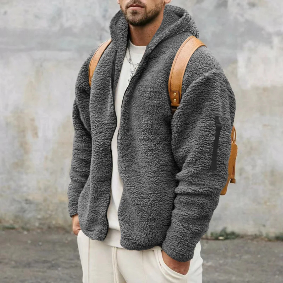 Aldenn | Warme Hoodie Jacke Für Männer