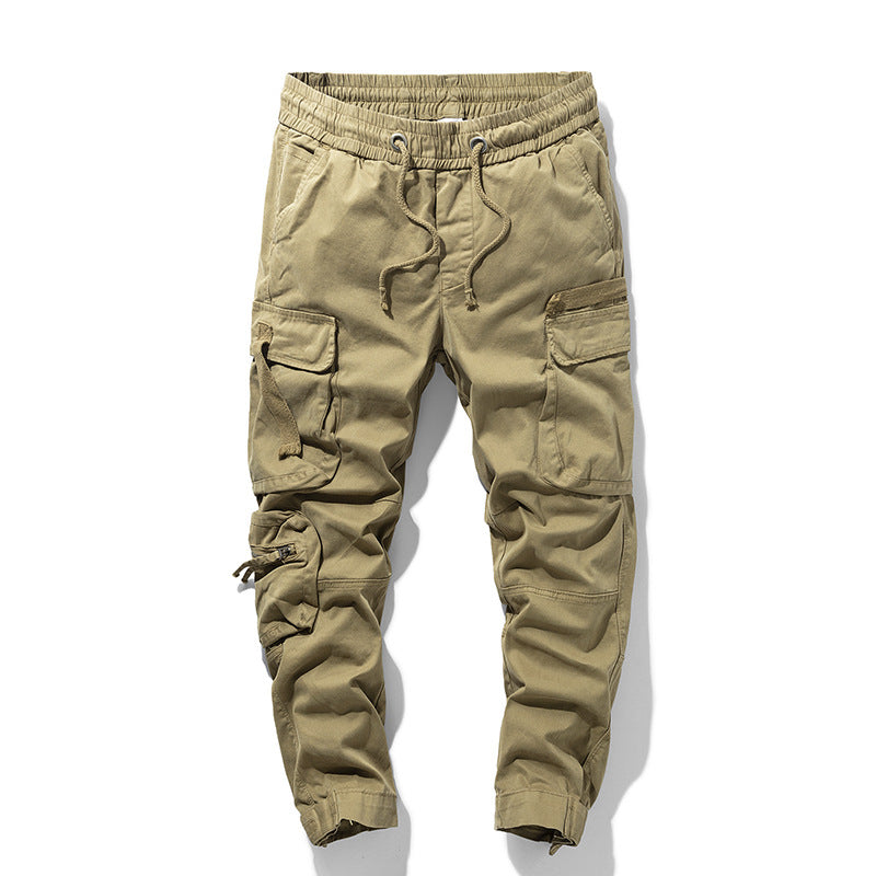 Herren Cargohose mit verstellbarem Bund und vielen praktischen Taschen Aliams