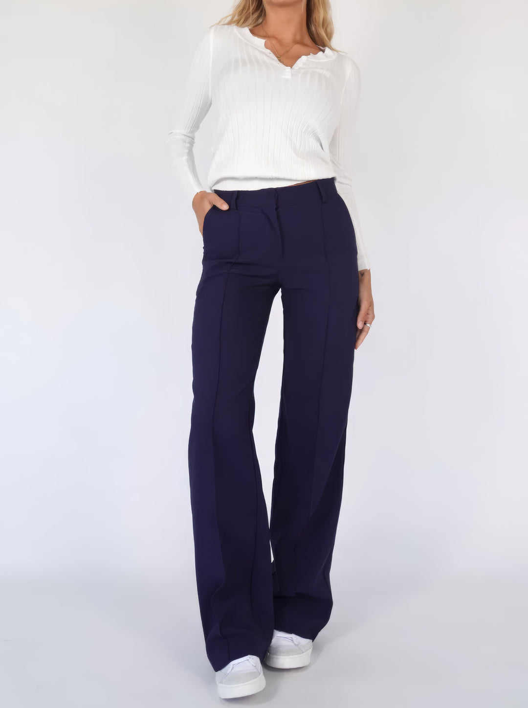 Weite Hose - Hohe Taille