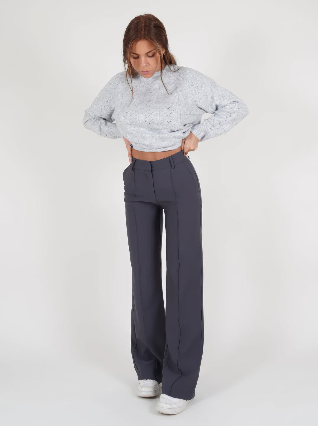 Weite Hose - Hohe Taille
