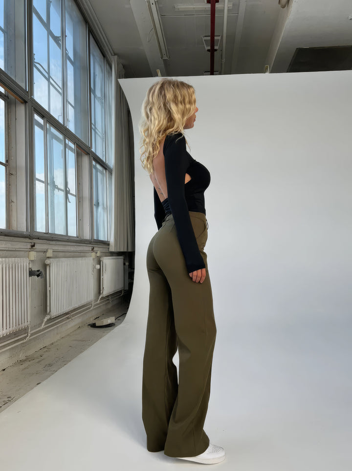 Weite Hose - Hohe Taille