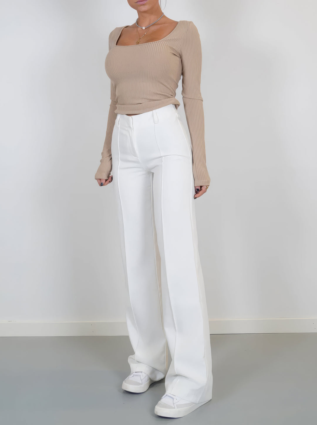 Weite Hose - Hohe Taille