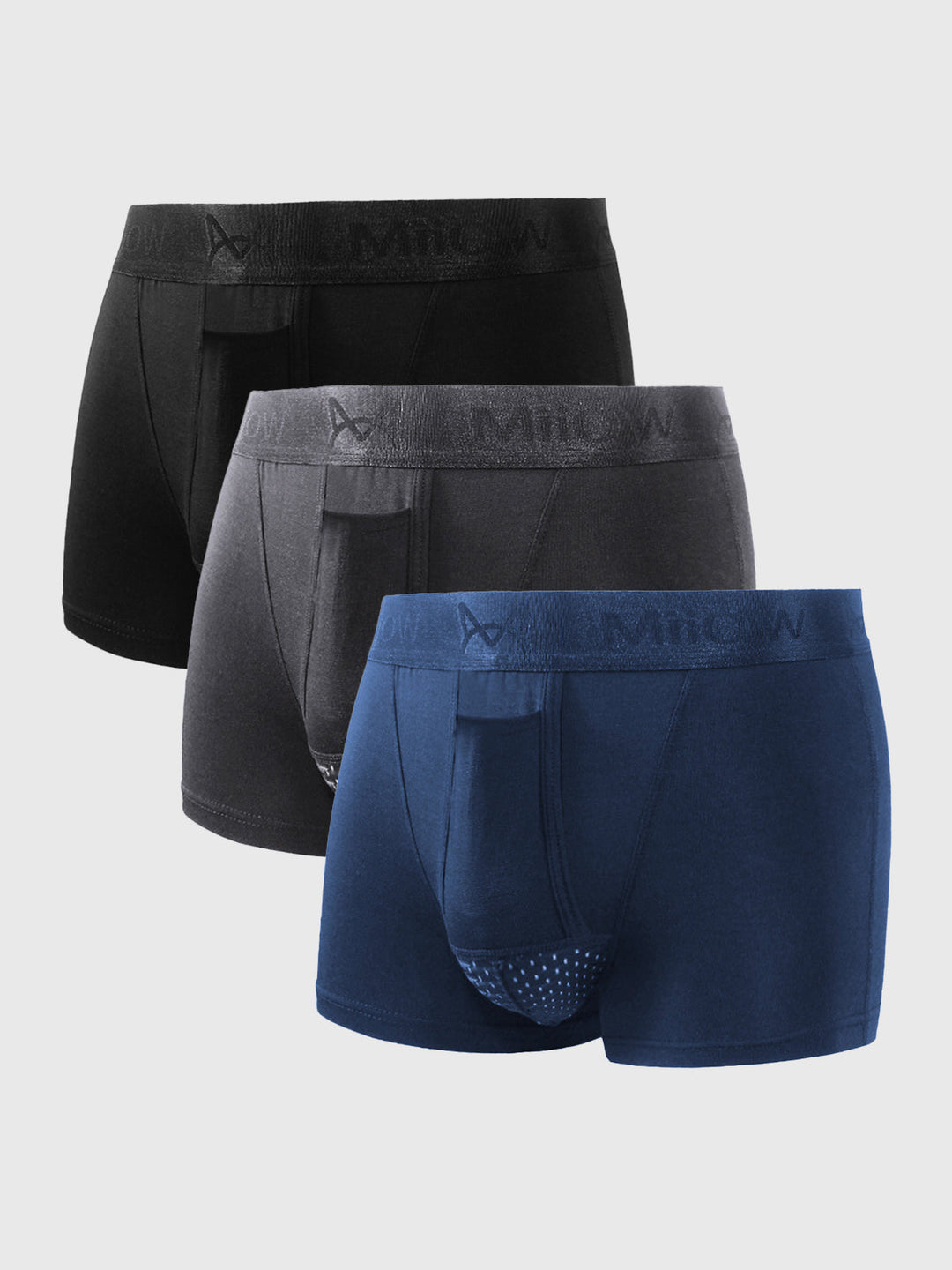 Aliams | Bequeme Herrenboxershorts (3Er Pack) Weich & Atmungsaktiv