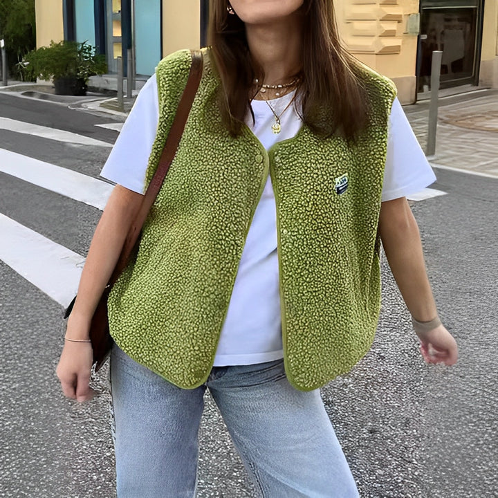 Aliams | Gewebter Offener Strick-Cardigan für Damen