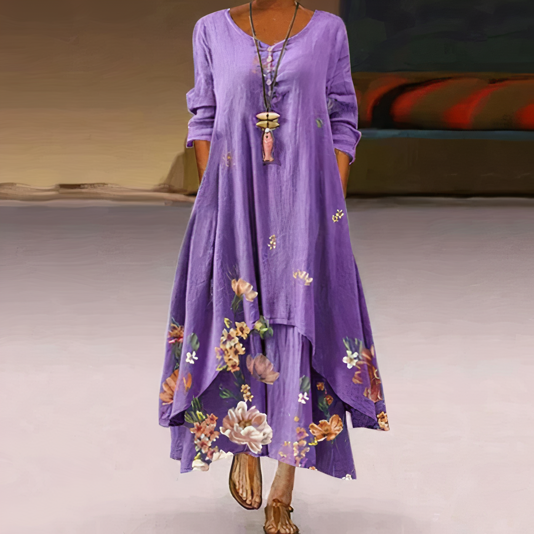 Aliams | Elegantes Mode Baumwollkleid
