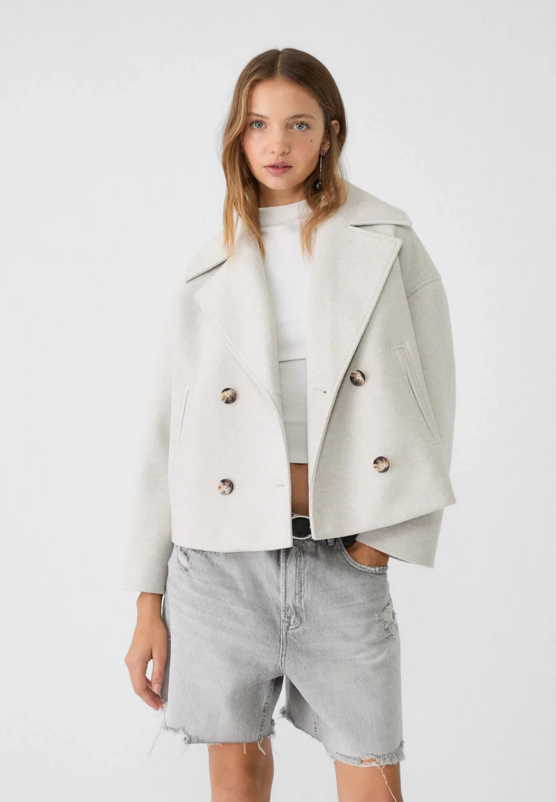 Aliams | Stylischer Kurze Mantel für Damen Stylisch