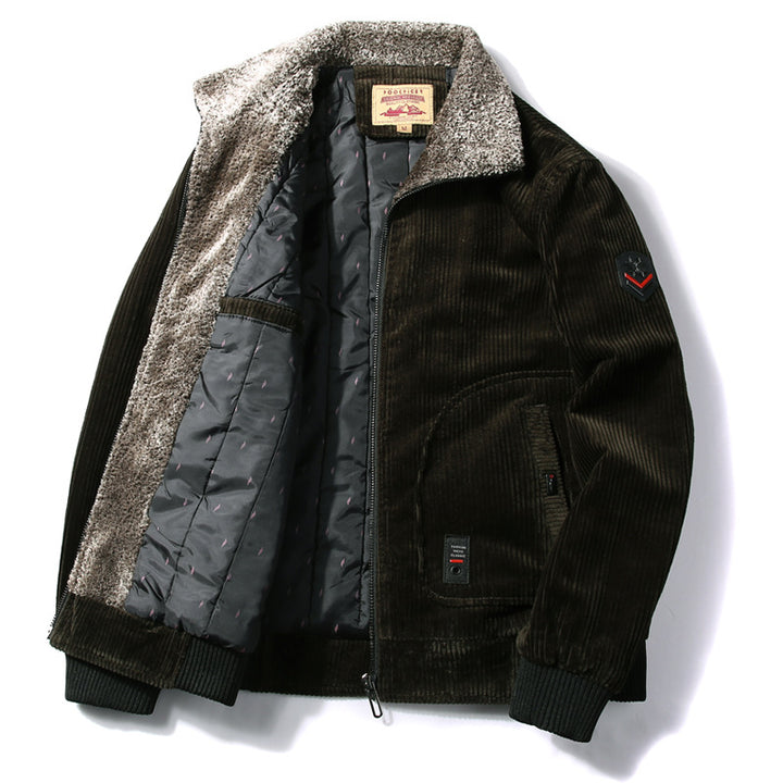 Herren Klassische Winter Jacke Warme