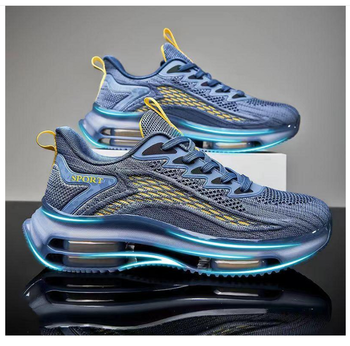 Lässige, atmungsaktive Sneakers mit doppeltem Luftpolster