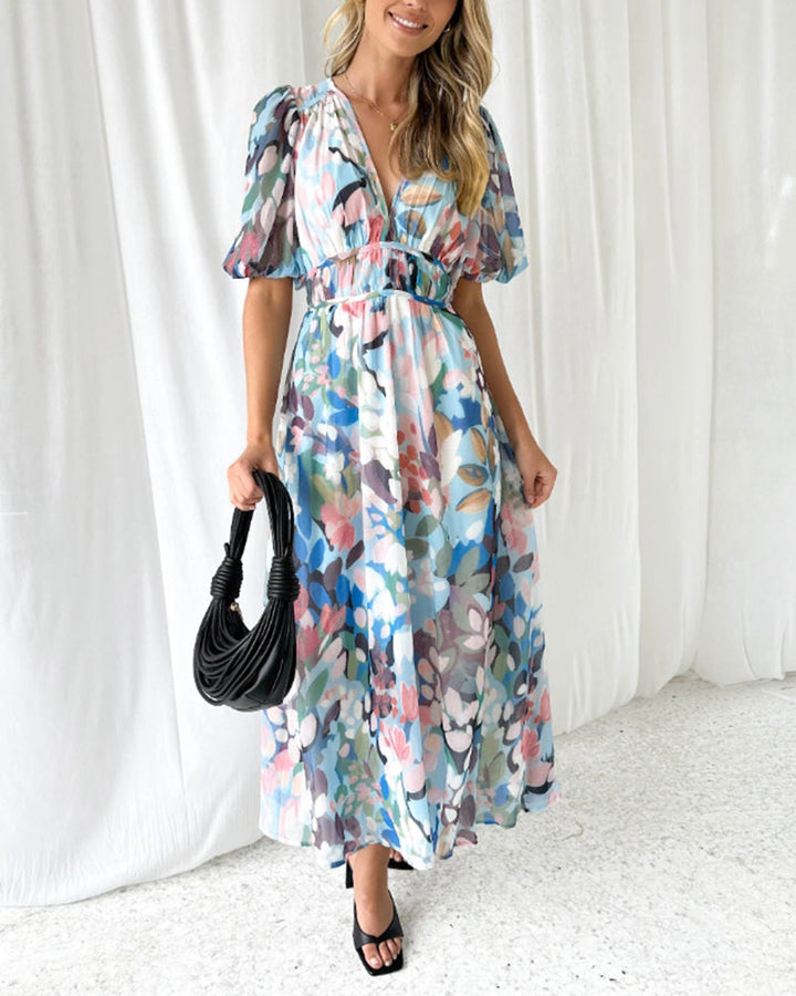 Aliams | Elegantes Floral Kleid