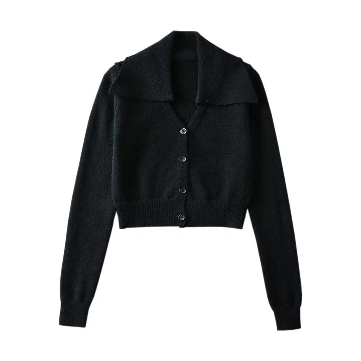 Damen Herbst-Cropped Cardigan - Modisch & Bequem