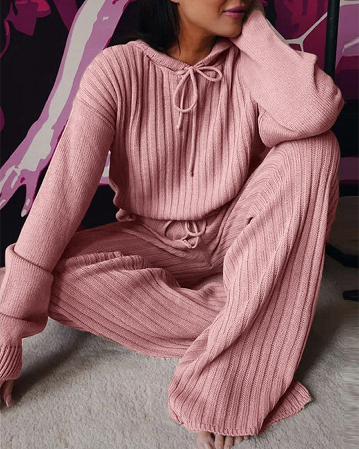Damen Warmer Kapuzen Pyjama Anzug