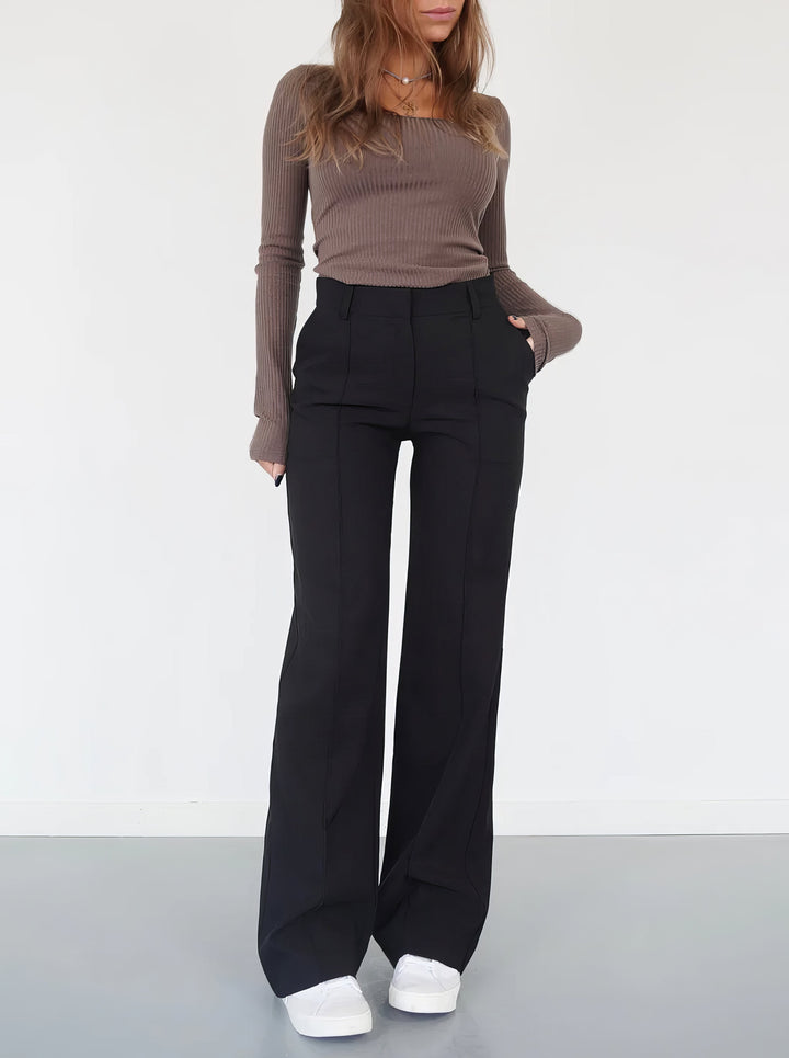 Weite Hose - Hohe Taille