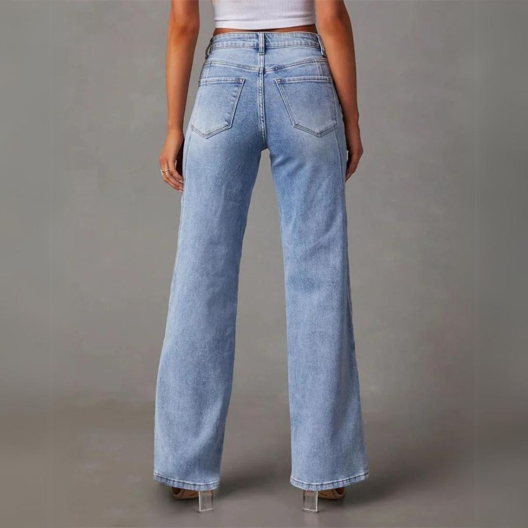 Schlagjeans Aus Denim