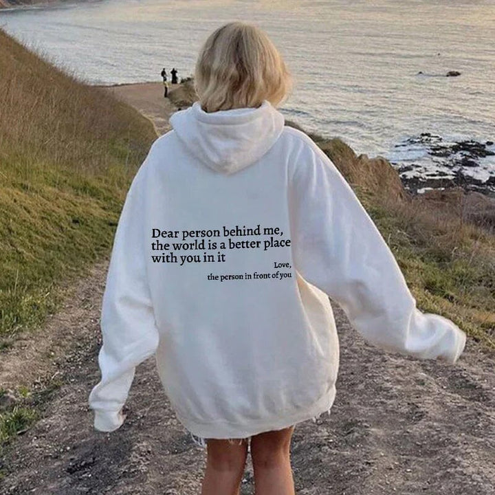 Aliams | "Dear Person Behind Me" Hoodie