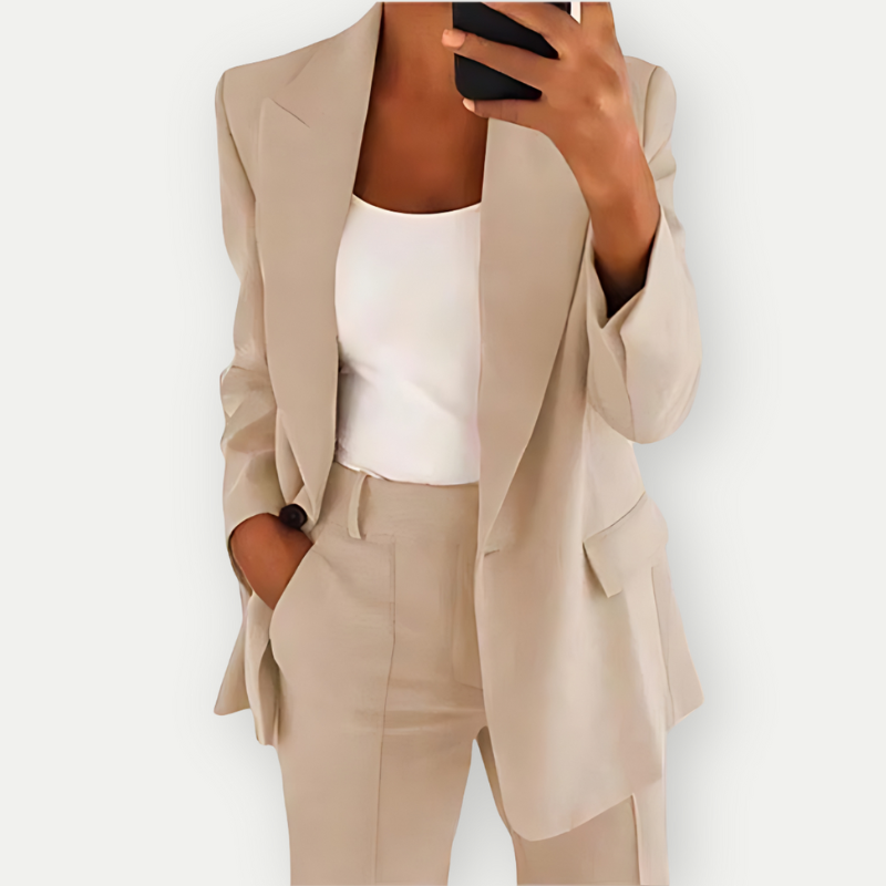 Aliams | Damen Eleganter Blazer Anzug