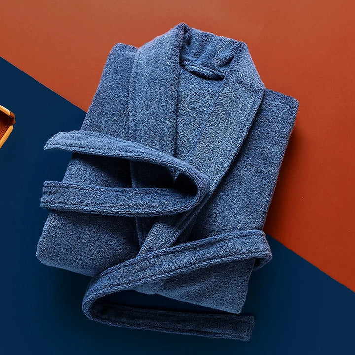 Herren Bademantel Lang Super Weich & Warm