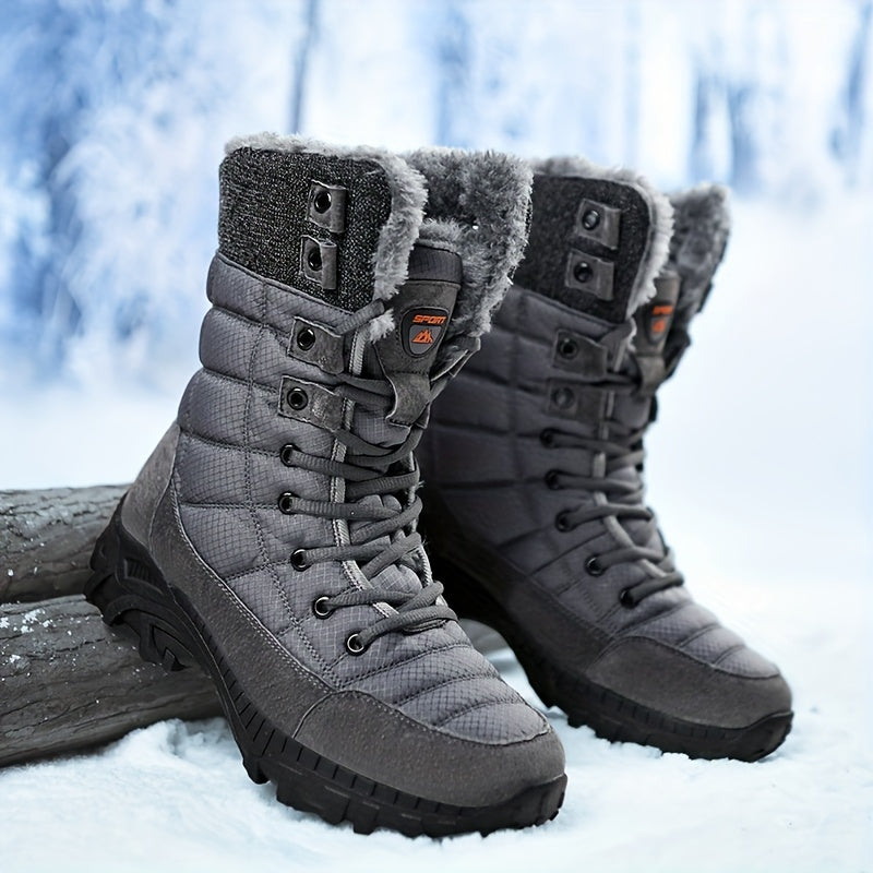 Herren Winterstiefel Klassisch Wetterfest Warm