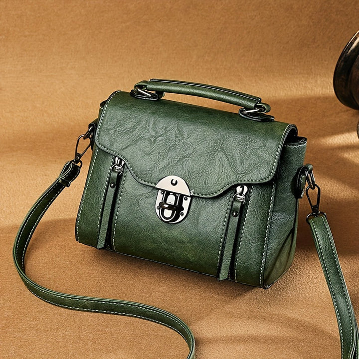Damen Vintage Handtasche Mit Klappe