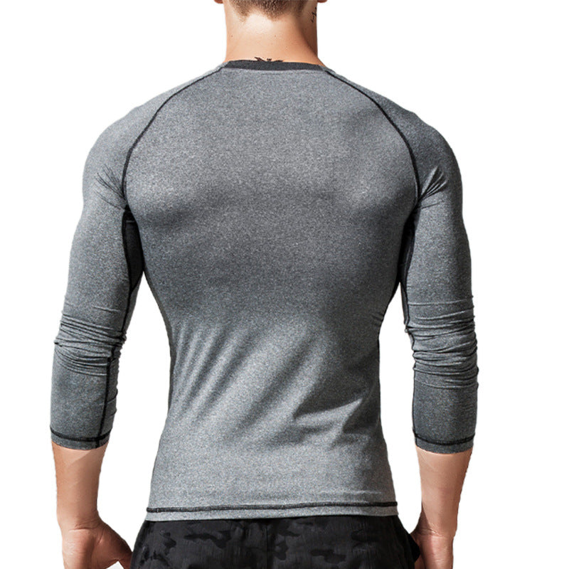 Herren Funktions-Langarmshirt mit atmungsaktivem Material und Slim-Fit Schnitt Aliams