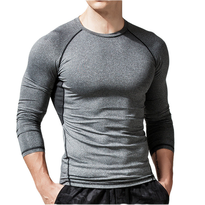 Herren Funktions-Langarmshirt mit atmungsaktivem Material und Slim-Fit Schnitt Aliams