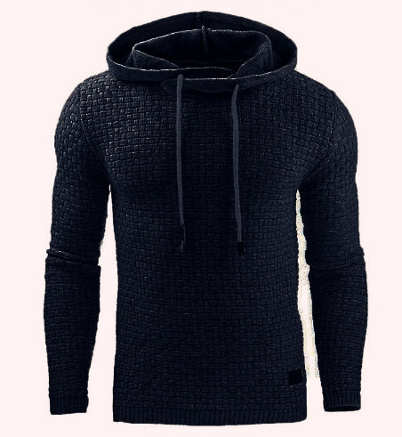Bequemer Und modischer Herren-Kapuzenpullover Mit Strukturiertem Stoff