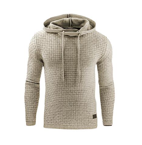 Bequemer Und modischer Herren-Kapuzenpullover Mit Strukturiertem Stoff
