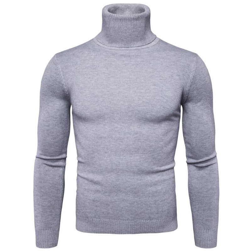 Herren Rollkragenpullover aus feinem Strick Aliams