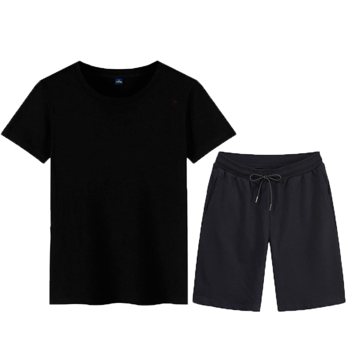 Herren Sportliches T-Shirt und Shorts Set Aliams