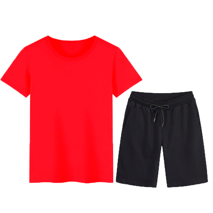 Herren Sportliches T-Shirt und Shorts Set Aliams