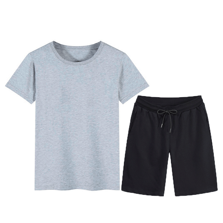 Herren Sportliches T-Shirt und Shorts Set Aliams