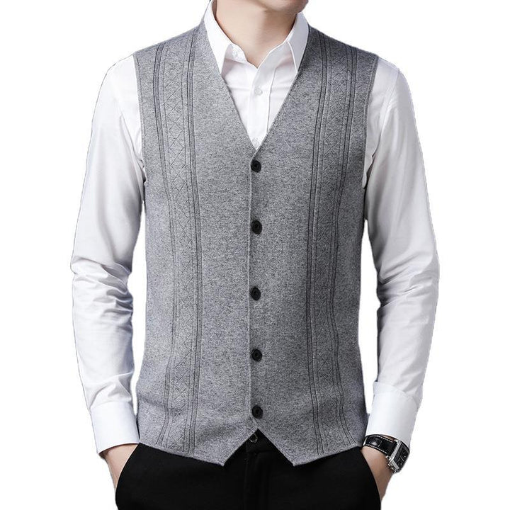 Herren elegantes Strickweste Aliams