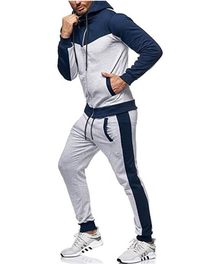 Herren Sportliches Trainingsanzug Set Aliams