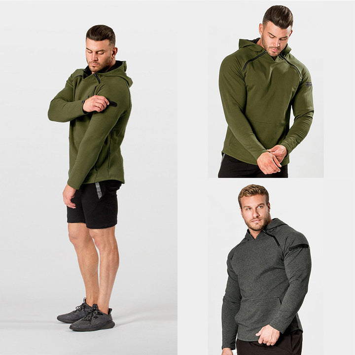 Herren funktionale Kapuzenjacke mit innovativem Schnitt und atmungsaktiven Eigenschaften Aliams