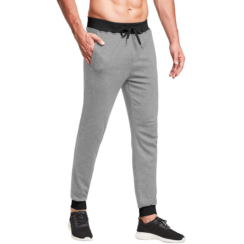 Herren Sportliche Jogginghose mit elastischem Bund und seitlichen Taschen Aliams
