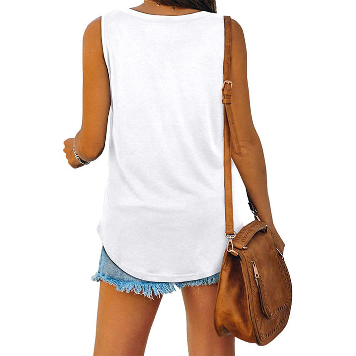 Aliams | Mckayla Jersey V-Ausschnitt Tank-Top