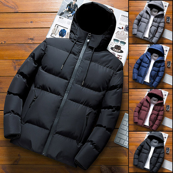 Herren isolierte Outdoor-Jacke mit abnehmbarer Kapuze Aliams