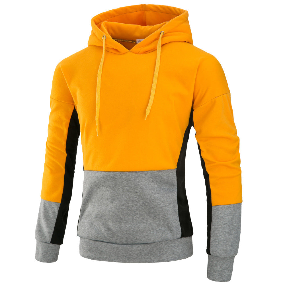 Herren Kapuzenpullover mit stylischem Farbblockdesign Aliams