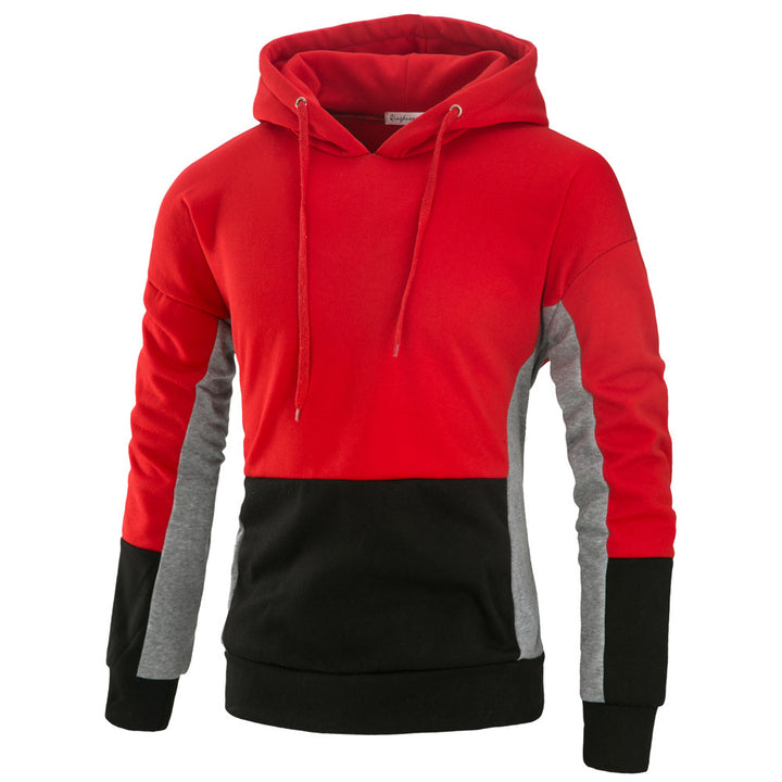 Herren Kapuzenpullover mit stylischem Farbblockdesign Aliams