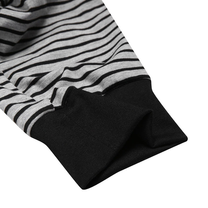 Herren Langarm Schlafanzugset mit komfortablem Knopfdesign Aliams