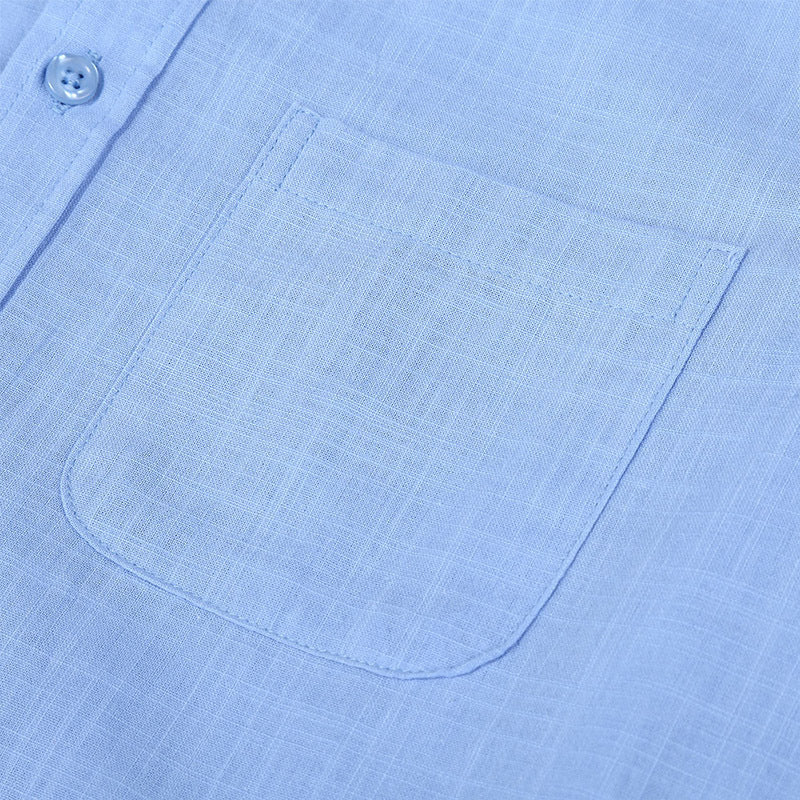 Herren Elegantes Hemd mit gestreiftem Innenkragen Aliams